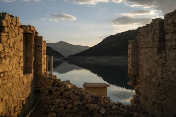 Каллио: затопленная деревня снова на поверхности из-за засухи